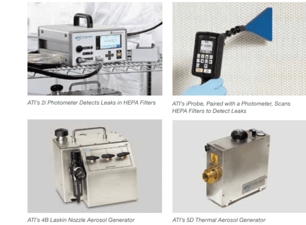 HEPA filter testing